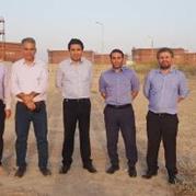 Attendance and field visit of Mr. Dr. Chiraghi and her accompanying team to the site of Ganaveh crude oil storage tanks