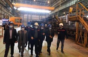 Visiting Oxin Steel Factory